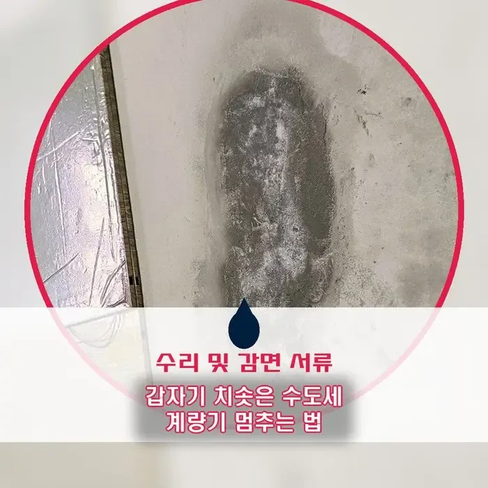 공장 누수 수도세, 갑자기 많이 나왔다면? 수리 후 계량기까지 멈췄습니다 (감면 방법·서류)