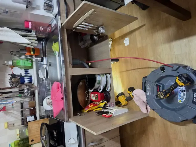 싱크대 기름 슬러지 제거